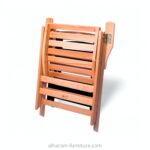 folding chair with armrests - Image 3