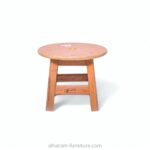 small chair with a round base