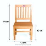 Dining chair with wooden base - Image 2