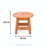 small chair with a round base - Image 2